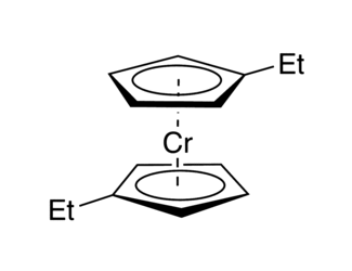 Bis(ethylcyclopentadienyl)chromium Chemical Structure